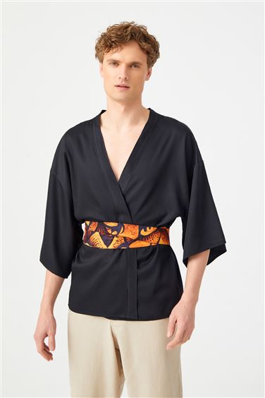 Black Bird Kimono | Unisex