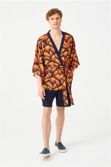 Orange Sunrise Kimono | Unisex